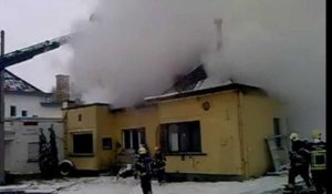 Incendie à Barry près de Tournai