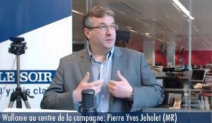 La Wallonie au centre de la campagne : Pierre-Yves Jeholet (MR)