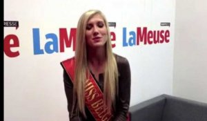 Miss Belgique, Noémie Happart à la rédaction de La Meuse de Liège