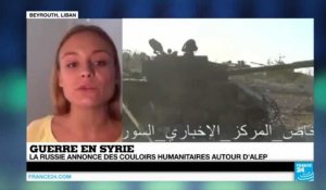 Syrie : La Russie annonce le lancement d'une grande opération humanitaire autour d'Alep