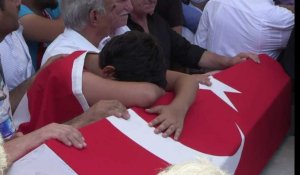 Funérailles des victimes tuées lors du putsch avorté en Turquie