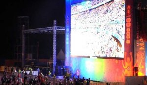 Euro 2016 : la joie dans la Fan Zone après le but de Giroud