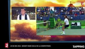 JO de Rio 2016 : Benoît Paire exclu de la compétition, un membre du staff balance (Vidéo)