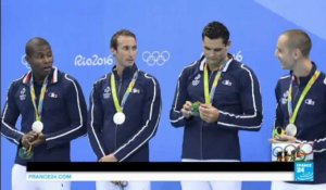 Rio 2016 : le relais français 4x100 m en argent, une médaille au goût amer