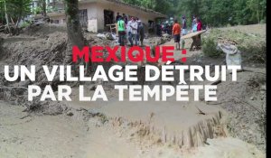  Mexique : un village détruit par un glissement de terrain