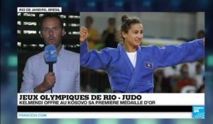 Rio 2016 : Majlinda Kelmendi rentre dans l'histoire, offre au Kosovo sa 1ère médaille olympique