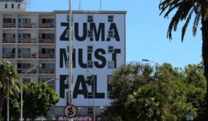Afsud: mystère autour d'un panneau réclamant le départ de Zuma