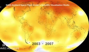 Une vidéo de la NASA montre le réchauffement climatique