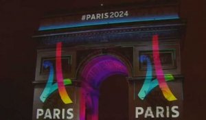 Candidature JO-2024 : Paris dévoile son logo à l'effigie de la tour Eiffel