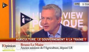 Bruno Le Maire (LR) : « François Hollande et le gouvernement ont totalement laissé tomber les agriculteurs »