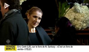 Céline Dion très émue aux obsèques de son mari René Angélil
