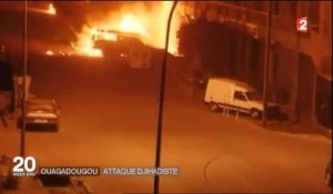 Attentat de Ouagadoudou - le reportage d'ouverture du JT de Laurent Delahousse sur France 2