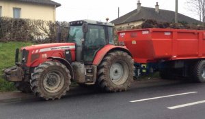 Les agriculteurs devant Nestlé-Lactalis