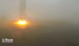  SpaceX échoue à poser le premier étage de sa fusée sur une barge dans le Pacifique