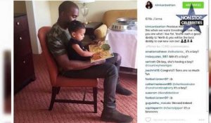 Kim Kardashian dévoile sur Instagram le sexe de son deuxième bébé