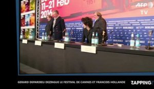Gérard Depardieu : Son incroyable coup de gueule contre le Festival de Cannes et François Hollande ! (Vidéo)