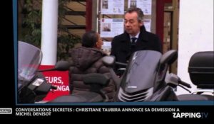 Conversations secrètes : Christiane Taubira annonce sa démission à Michel Denisot (vidéo)