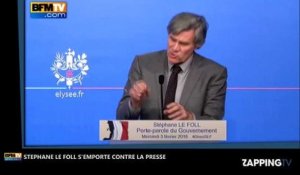 Déchéance de nationalité -Stéphane Le Foll : Agacé par la presse, il pousse un coup de gueule (Vidéo)
