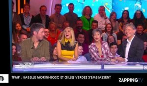 TPMP : Gilles Verdez et Isabelle Morini-Bosc s'embrassent en direct ! (Vidéo)