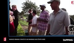 Barack Obama s'invite à un mariage aux États-Unis (vidéo)