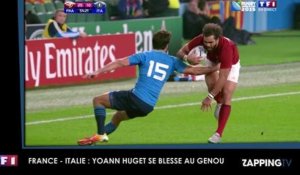Coupe du monde de rugby : Yoann Huget se blesse gravement au genou