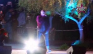 Kanye West : il se jette à l'eau pendant un concert surprise en Arménie ( vidéo) 
