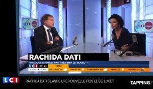 Rachida Dati clashe une nouvelle fois Elise Lucet : "Je lui laisse cette minute de gloire"