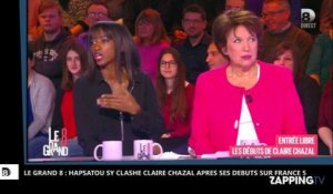 Le Grand 8 : Hapsatou Sy clashe Claire Chazal après ses débuts sur France 5 (vidéo)
