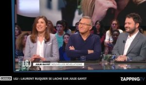 LGJ : Laurent Ruquier se lâche sur Julie Gayet, malaise sur le plateau (Vidéo)