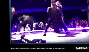 Madonna maltraite Ariana Grande sur scène, les images chocs (vidéo)