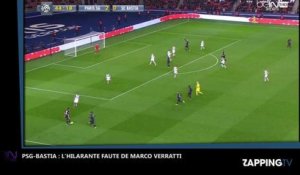 PSG - Bastia : L'hilarante faute de Marco Verratti (vidéo)