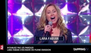 N'oubliez pas les paroles : Lara Fabien s'invite sur le plateau et surprend tout le monde
