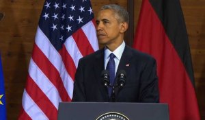 Obama lance un appel à l'unité de l'Europe en crise