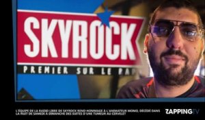 Sur Skyrock, Difool rend hommage à l'animateur Momo, décédé ce week-end (vidéo)