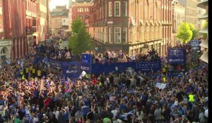  Marée humaine à Leicester pour fêter le titre de champion d'Angleterre