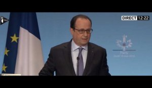 Hollande à propos du crash EgyptAir : «Aucune hypothèse n'est écartée»