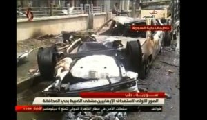 Alep: un hôpital bombardé dans le secteur gouvernemental
