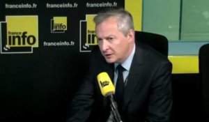 Hollande, «candidat des petits calculs» pour Bruno Le Maire