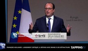 François Hollande : largement critiqué, il répond avec ironie "il y a toujours des grincheux"