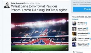 Foot: Ibrahimovic annonce son départ du Paris SG sur twitter