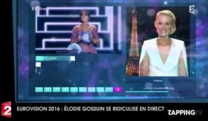 Eurovision 2016 : Elodie Gossuin se ridiculise en direct ! (Vidéo)