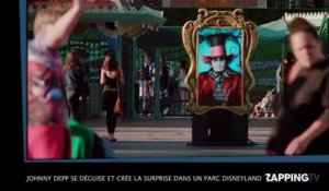 Johnny Depp se déguise et crée la surprise dans un parc Disneyland ! (Vidéo)