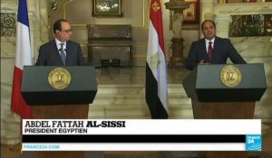 Hollande en Égypte : Abdel Fattah al-Sissi irrité par la question des droits de l'Homme
