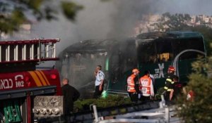 Explosion dans un bus à Jérusalem, au moins 15 blessés