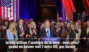 Primaires américaines : Trump affirme avoir déjà mis "KO" ses adversaires