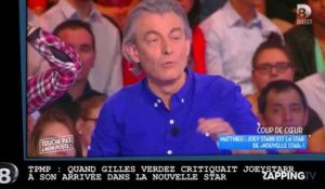 TPMP : Quand Gilles Verdez critiquait JoeyStarr à son arrivée dans la Nouvelle Star (vidéo)