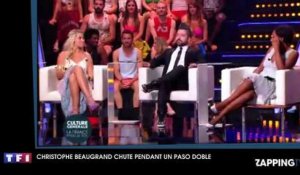 Christophe Beaugrand : sa grosse chute pendant une émission !