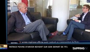 Patrick Poivre d'Arvor revient sur son départ de TF1 : "Ils ont commis une erreur "