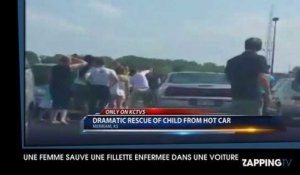 Une femme brise la vitre d'une voiture pour sauver une fillette enfermée par plus de 40 degrés !