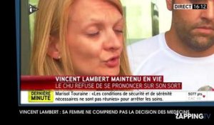 Vincent Lambert : Sa femme choquée après la décision des médecins